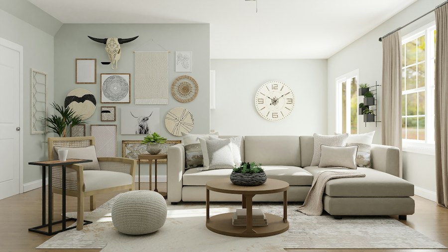 Inspiration: collected furniture in a warm interior